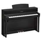 Yamaha Pianos CLP775B Matte black Clavinova console digital piano with bench