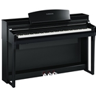 Yamaha Pianos CSP275B Black walnut Clavinova tablet controlled smart piano with bench