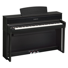 Yamaha Pianos CLP775B Matte black Clavinova console digital piano with bench