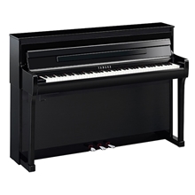 Yamaha Pianos CLP885B Matte black Clavinova console digital piano with bench